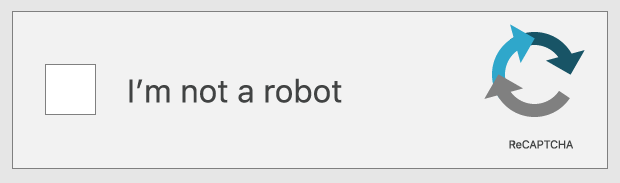 Captcha request to declare you are not a robot